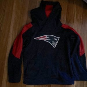 New England Patriots sweatshirt, kids size L (7). Gently used.